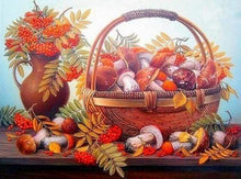 Laden Sie das Bild in den Galerie-Viewer, Diamond Painting, Korb mit Pilzen