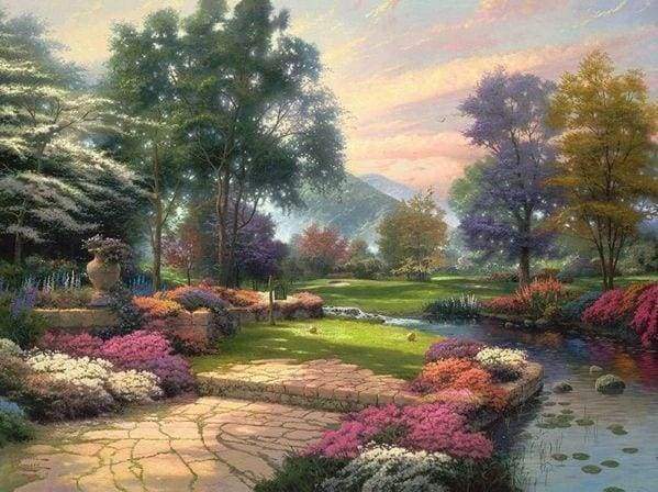 Diamond Painting, Schöne Landschaft
