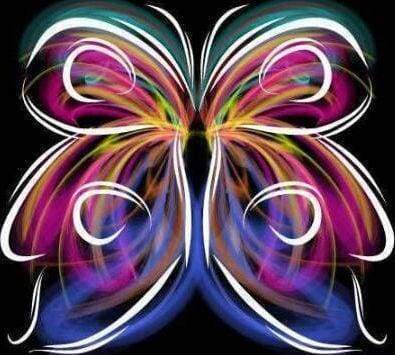 Diamond Painting, Heller Schmetterling