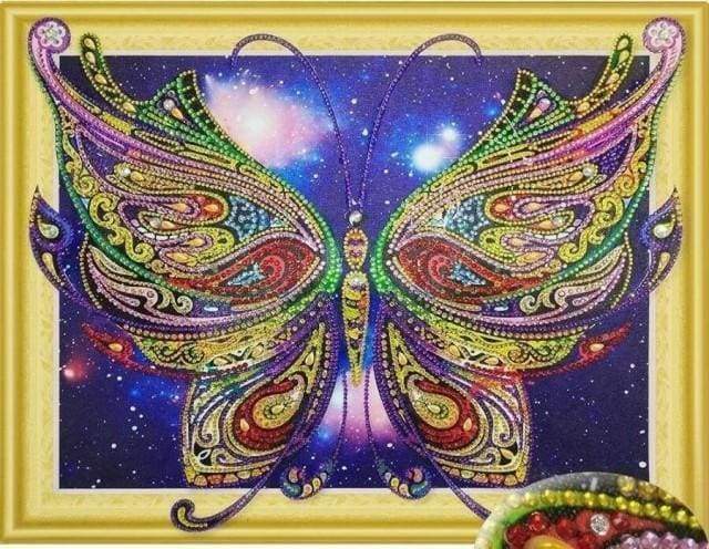 Diamond Painting, Schmetterling Kaschmir