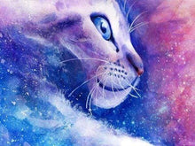 Laden Sie das Bild in den Galerie-Viewer, Diamond Painting, Katze im Kosmos