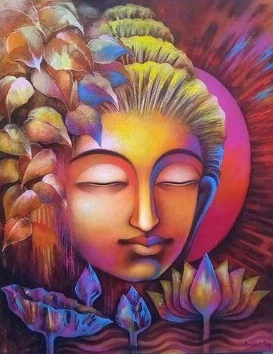 Diamond Painting, Bunter Buddha