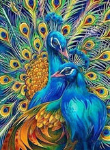 Laden Sie das Bild in den Galerie-Viewer, Diamond Painting, Straußenpaar