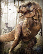 Laden Sie das Bild in den Galerie-Viewer, Diamond Painting, Dinosaurier Jurassic Park