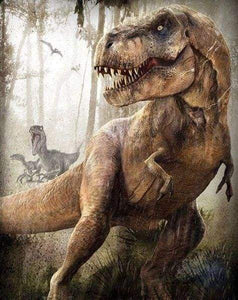 Diamond Painting, Dinosaurier Jurassic Park