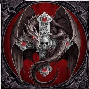 Diamond Painting, Bösartiger Drache