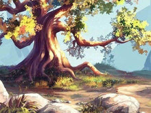 Laden Sie das Bild in den Galerie-Viewer, Diamond Painting, Blumen im Baum