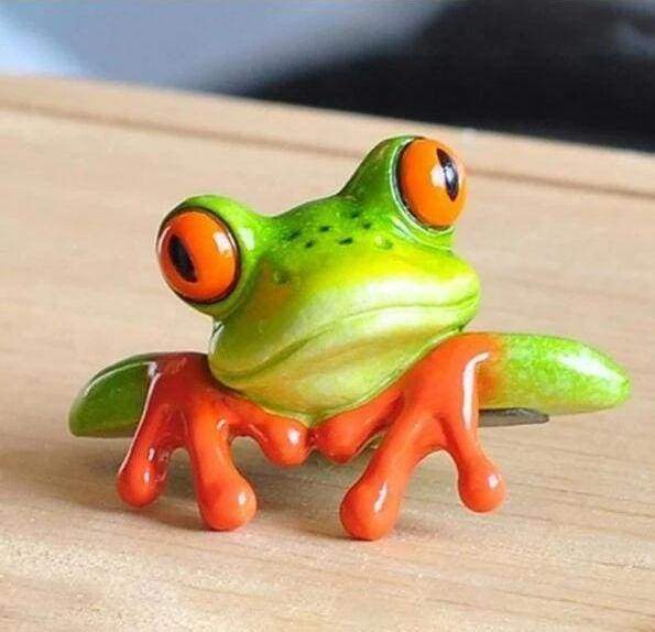 Diamond Painting, Frosch