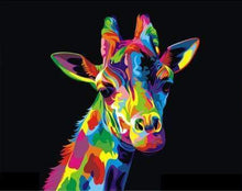 Laden Sie das Bild in den Galerie-Viewer, Diamond Painting, Giraffe Pop Art