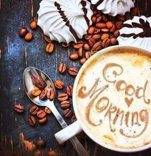 Laden Sie das Bild in den Galerie-Viewer, Diamond Painting, Guten Morgen Kaffee