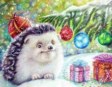 Laden Sie das Bild in den Galerie-Viewer, Diamond Painting, Igel und Geschenke
