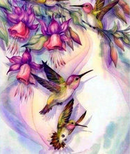 Laden Sie das Bild in den Galerie-Viewer, Diamond Painting, Kolibri im Flug