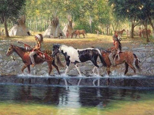 Diamond Painting, Uramerikanische Einwohner
