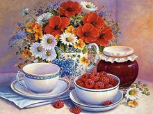 Laden Sie das Bild in den Galerie-Viewer, Diamond Painting, Marmelade und Himbeere