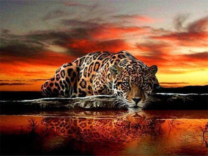 Diamond Painting, Leopard