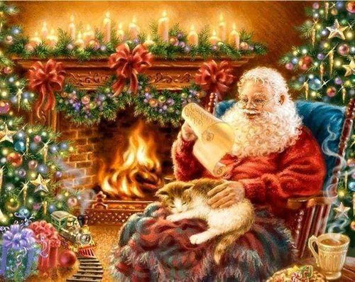 Diamond Painting, Brief an den Weihnachtsmann