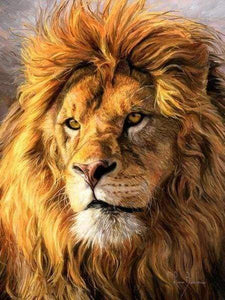 Diamond Painting, Löwe