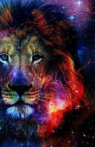 Diamond Painting, Lion Farbe