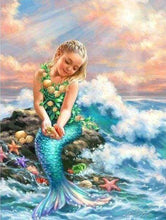 Laden Sie das Bild in den Galerie-Viewer, Diamond Painting, Kleine Meerjungfrau