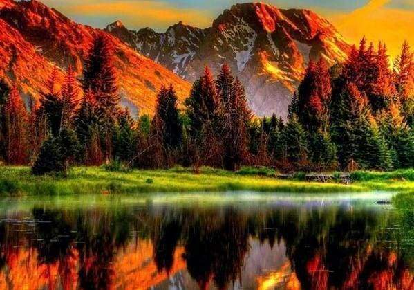 Diamond Painting, Berge