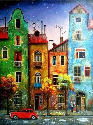 Diamond Painting, Nachbarschaft