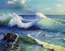 Laden Sie das Bild in den Galerie-Viewer, Diamond Painting, Ozean Wellen