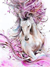 Laden Sie das Bild in den Galerie-Viewer, Diamond Painting, Rosarotes Pferd