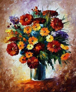 Diamond Painting, Hübsche und Bright Blumenstrauß