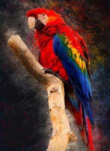 Laden Sie das Bild in den Galerie-Viewer, Diamond Painting, Roter Papagei