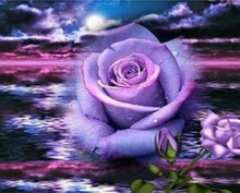 Laden Sie das Bild in den Galerie-Viewer, Diamond Painting, Rose und Meer