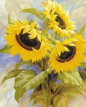 Laden Sie das Bild in den Galerie-Viewer, Diamond Painting, Kleine Sonnenblumen