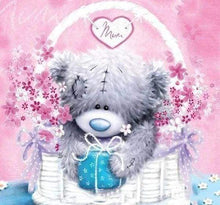 Laden Sie das Bild in den Galerie-Viewer, Diamond Painting, Teddy im Korb