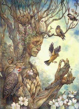 Laden Sie das Bild in den Galerie-Viewer, Diamond Painting, Frau im Baum