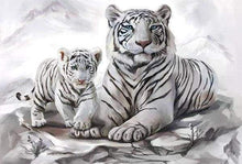 Laden Sie das Bild in den Galerie-Viewer, Diamond Painting, Tiger im Schnee