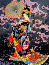 Laden Sie das Bild in den Galerie-Viewer, Diamond Painting, Traditionelle asiatische Frau