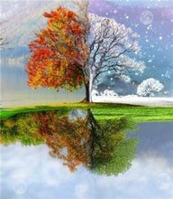 Laden Sie das Bild in den Galerie-Viewer, Diamond Painting, Baum Multi Jahreszeiten