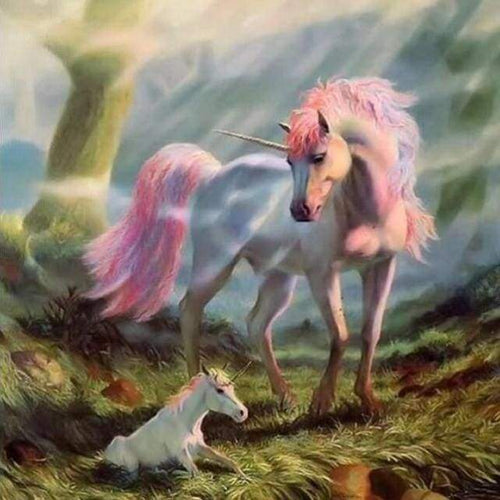 Diamond Painting, Einhörner