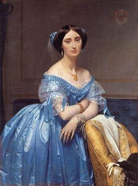 Diamond Painting, Frau in Kleid
