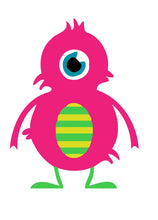 Laden Sie das Bild in den Galerie-Viewer, Malen nach Zahlen für Kinder | Einäugiges Monster | Figured&#39;Art