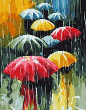 Laden Sie das Bild in den Galerie-Viewer, Malen nach Zahlen fŸr Erwachsene |ÊMenschen mit Regenschirme | Figured&#39;Art