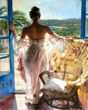 Laden Sie das Bild in den Galerie-Viewer, Malen nach Zahlen fŸr Erwachsene |ÊFrau am Fenster | Figured&#39;Art