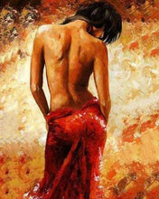 Laden Sie das Bild in den Galerie-Viewer, Malen nach Zahlen fŸr Erwachsene |ÊEntblößte Frau von hinten | Figured&#39;Art