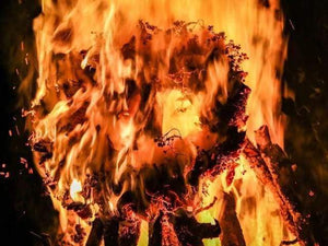 Malen nach Zahlen fŸr Erwachsene |ÊSchimmerndes Feuer | Figured'Art