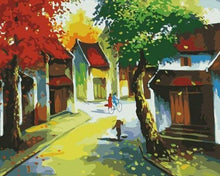 Laden Sie das Bild in den Galerie-Viewer, Malen nach Zahlen fŸr Erwachsene |ÊHerbstblätter in Asien | Figured&#39;Art