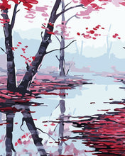Laden Sie das Bild in den Galerie-Viewer, Malen nach Zahlen fŸr Erwachsene |ÊRote Ahornblätter | Figured&#39;Art