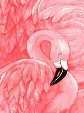 Laden Sie das Bild in den Galerie-Viewer, Malen nach Zahlen fŸr Erwachsene |ÊRosaroter Flamingo | Figured&#39;Art