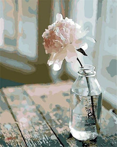 Malen nach Zahlen fŸr Erwachsene |ÊWeiße Blume | Figured'Art