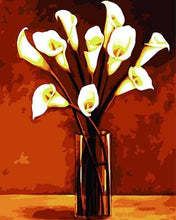 Laden Sie das Bild in den Galerie-Viewer, Malen nach Zahlen fŸr Erwachsene |ÊGeschnittene Blumen in einer Vase | Figured&#39;Art