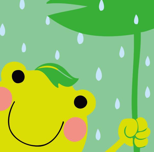 Malen nach Zahlen für Kinder | Frosch im Regen | Figured'Art