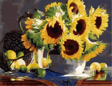 Laden Sie das Bild in den Galerie-Viewer, Malen nach Zahlen fŸr Erwachsene |ÊObst und Sonnenblumen | Figured&#39;Art